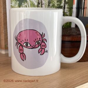 mug signe cancer humour ©2026 www.nadejart.fr artiste
