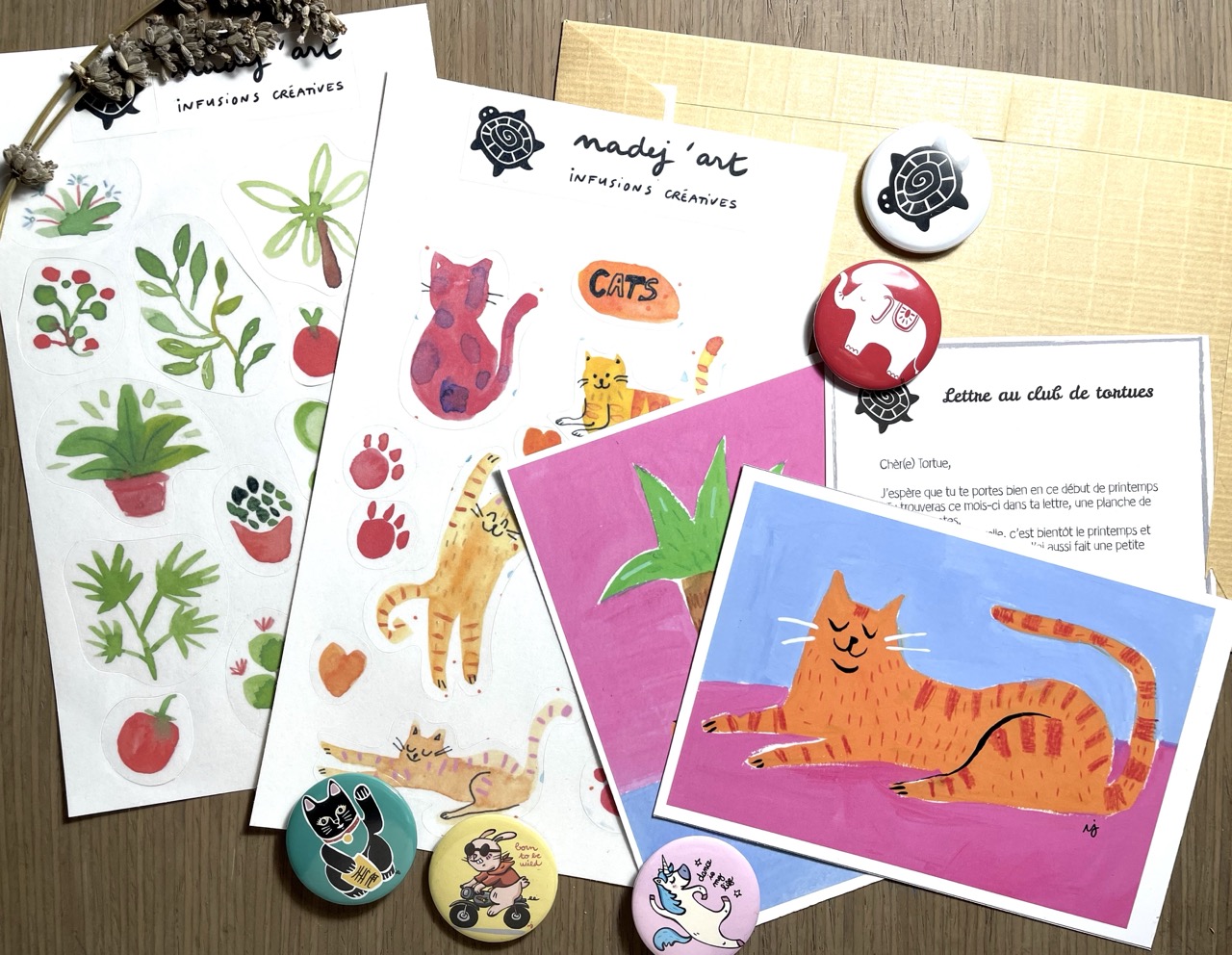 reçois une surprise chaque mois dans ta boîte aux lettres