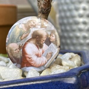 Pythagore Détails l’école d’Athènes de Raphaël Badge artistique à tirage unique