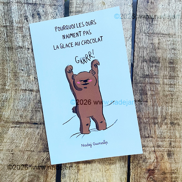 Nouvelle illustrée "Pourquoi les ours n'aiment pas la glace au chocolat"