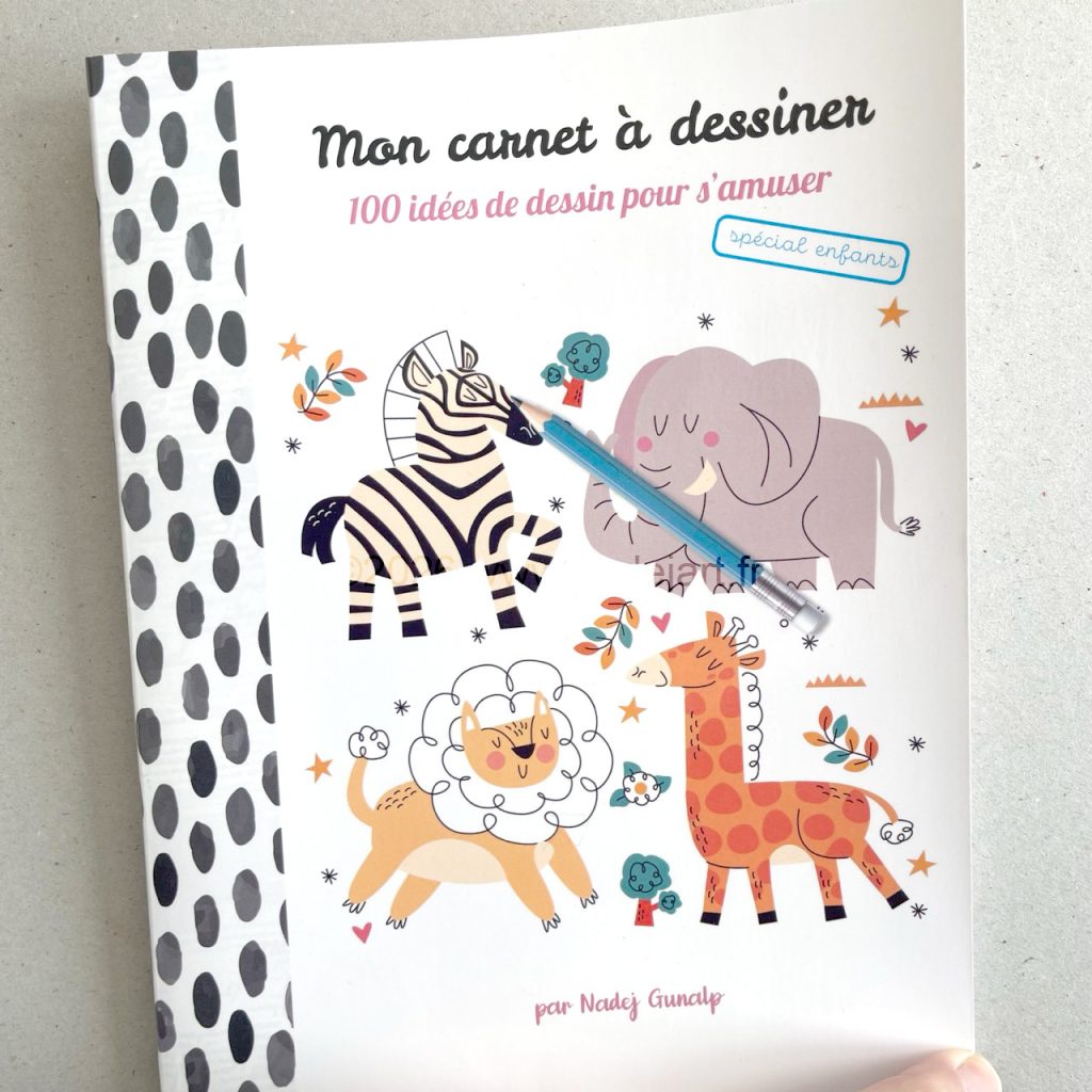 Mon carnet à dessiner, 100 idées de dessin pour s'amuser (spécial enfants)