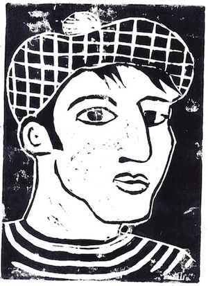 linogravure, le marin