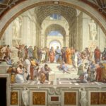le peintre Raphaël et l'école d'athènes